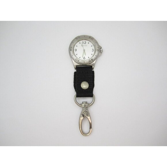 Men Relic Quartz WR Analog 38mm Round Belt Key Chain Watch (H281) "New Battery" - Picture 4 of 4